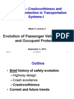 Evolution of Passenger Vehicle Safety