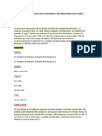 Ejercicios de Formulacion de MPL