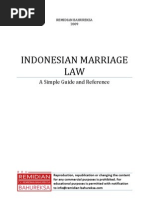 Indonesian Marriage Law - Preview