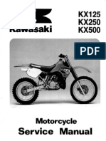 Kawasaki Kx500 Service Manual Repair 1988-2004 KX 500