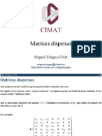 Matrices Dispersas