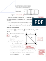 Electric and Magnetic Fields Answers To Assignment 5 Q1:: 10 For Formula