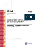 Itu-T: Requirements For Deep Packet Inspection in Next Generation Networks