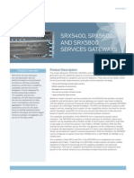 Datasheet SRX5400 5600 5800 Service Gateways