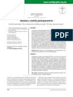 Nausea y Vomito Postoperatorio