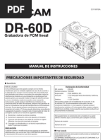 Manual Tascam DR - 60D