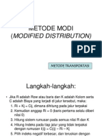 Modul or - Metode Modi