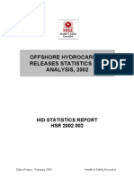 Offshore Hydrocarbon Releases Statistics 2002