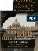 El Poder y La Gloria Por David Yallop