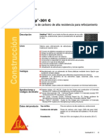 Tejido Fibra Carbono Reforzamiento Estructural Sikawrap 301 C