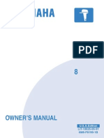 Yamaha 8 Owner's Manual