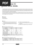 Mute Detector IC: BA336 / BA338 / BA338L