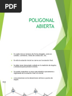 Poligonal Abierta