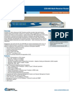 Comtech/EFData CDD880 Data Sheet