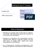 Cours 1 - Defining Marketing