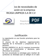 Detección de Necesidades de Capacitación en La Empresa