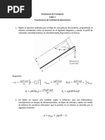 Fenómenos de Transporte Taller 1.1