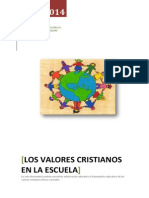 Dosier de Información Sobre Valores Cristianos en La Escuela