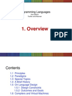 Programming Languages Overview