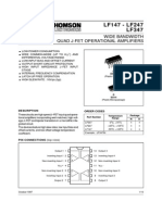 OpAmp - LF147 LF247 LF347 - ST