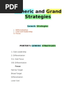 Grand and Generic Strategies 2