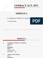 Indian Conract Act, 1872: Module-2