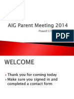 Aig Parent Night Fox 14 15