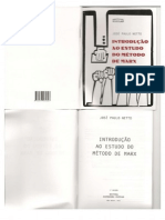 Paulo Netto - Introdução Ao Estudo Do Método de Marx