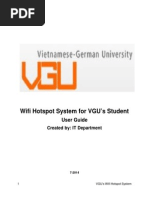 How To Access Wifi Connection at VGU