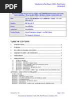 MDR Manufacturers Data Report Info