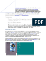 Microsoft Windows Operating System User Interface Supports 32-Bit Applications Run Windows DOS Platform Main Memory Character Filenames