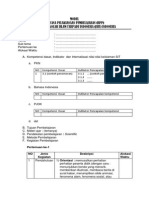 Format RPP Saintifik