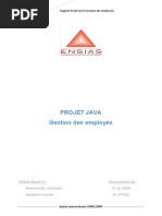 Rapport Projet Java