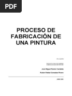 Proceso de Fabricacion de Pinturas