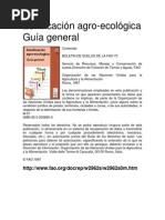 Zonificación Agroecologica FAO