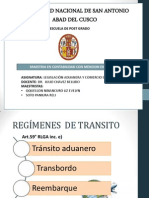 Regimen de Transito