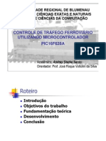 Controle de Tráfego Ferroviario Com o Microcontrolador PIC 16F628