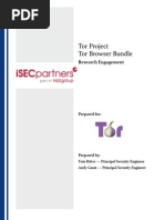 Tor Browser Bundle - IsEC Deliverable 1.3