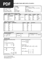 Formulario de Mecanica 2011