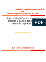 Competencias de Los Profesionales de RR. HH. Teoría Expuesta vs. Teoría en Uso 1.