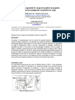 Evaluación de Capacidad de Carga de Un Pilote de Pequeño D