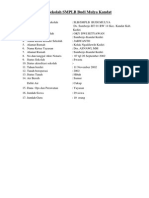 Profil Sekolah SMALB Budi Mulya Kandat 2014