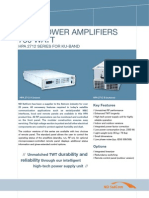 High Power Amplifiers 750 WATT: Hpa 2712 Series For Ku-Band