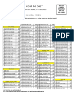 Cost To Cost Price List