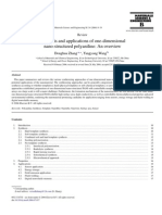 Synthesis and Applications of One-Dimensional Nano-Structured Polyaniline An Overview