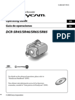 DCR-SR45/SR46/SR65/SR85: Operating Guide Guía de Operaciones