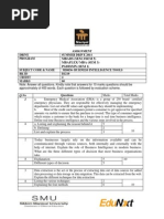 Mbads (Sem 3/sem 5) Mbaflex/ Mba (Sem 3) Pgdismn (Sem 1) : Assignment Drive Summer Drive 2014 Program