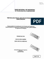 Metodología para El Análisis de Intersecciones Semaforizadas 0711 TTE-N