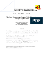 Algoritmo Backpropagation para Redes Neuronales-Conceptos y Aplicaciones