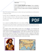 Cristobal Colon y Marco Polo Biografia